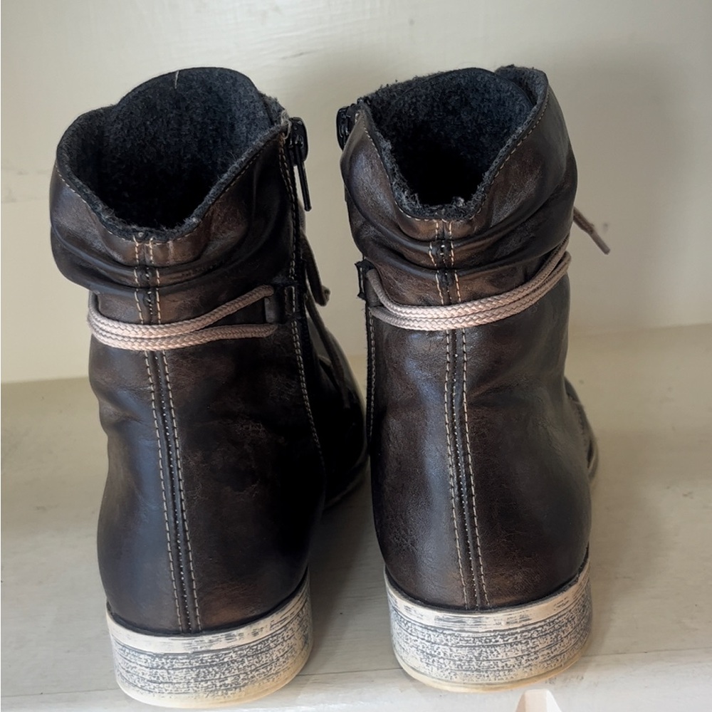 Rieker Women’s Payton Leather Ankle Boots Size EU 39 - Picture 7 of 10